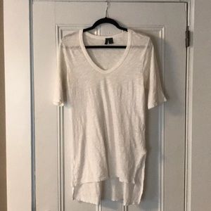Anthropologie white t-shirt